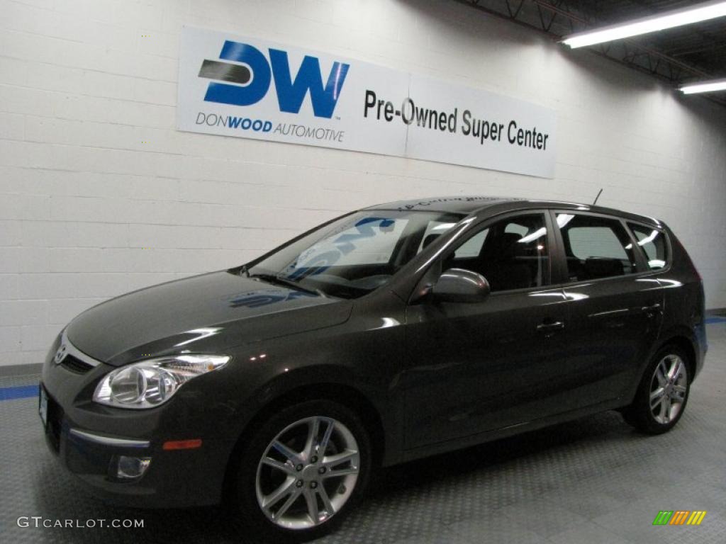2009 Elantra Touring - Carbon Gray / Black photo #2