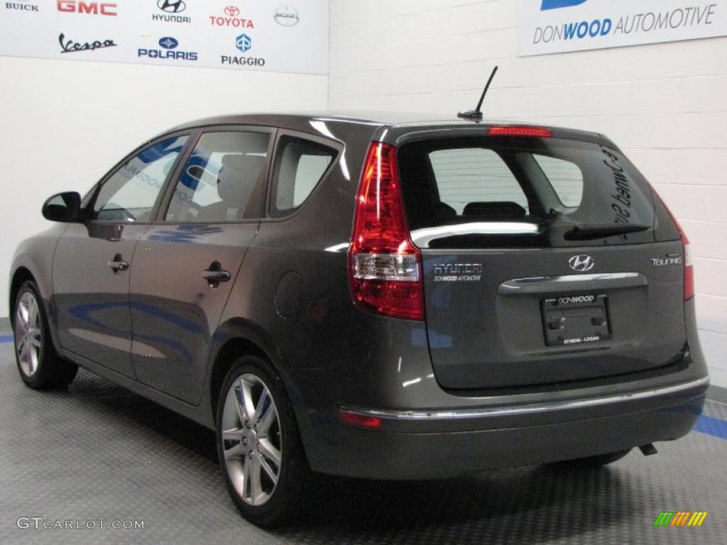 2009 Elantra Touring - Carbon Gray / Black photo #3