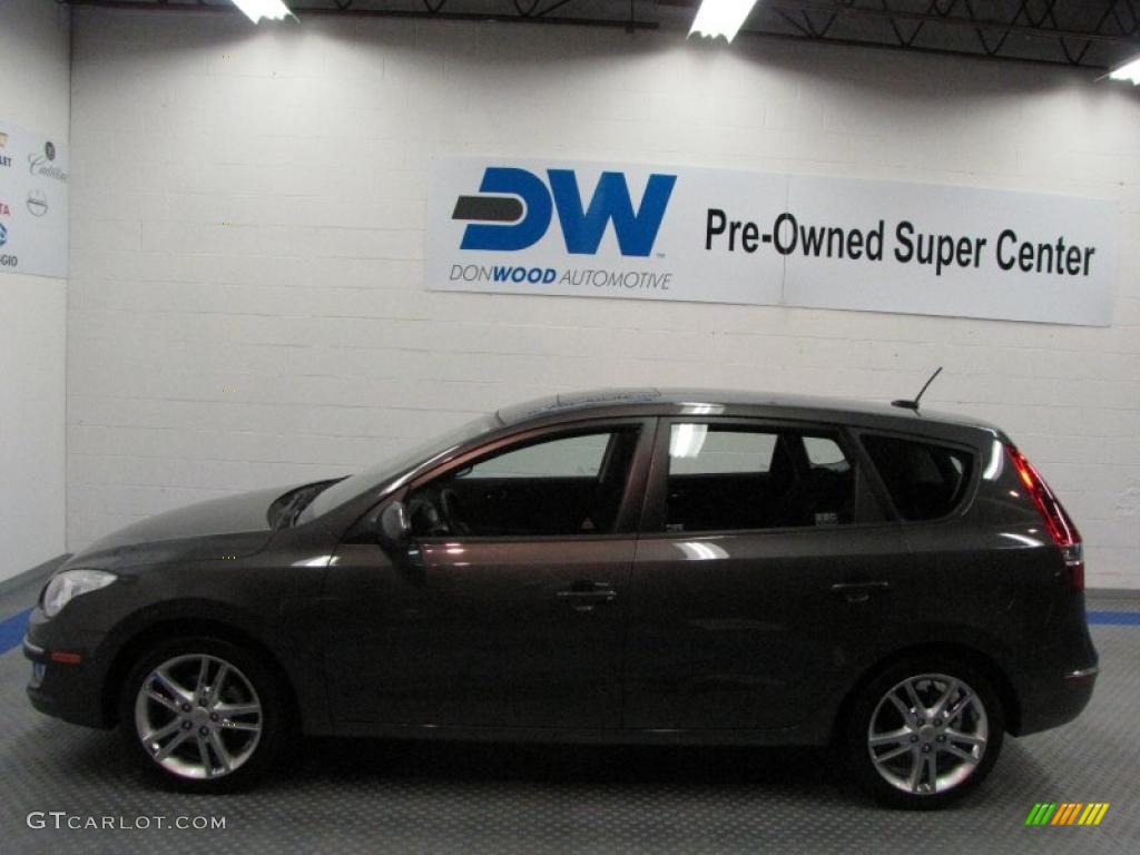 2009 Elantra Touring - Carbon Gray / Black photo #5