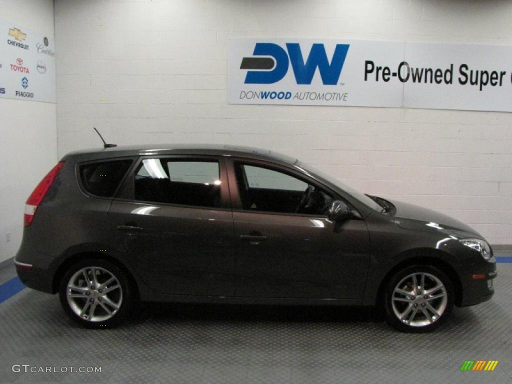 2009 Elantra Touring - Carbon Gray / Black photo #6