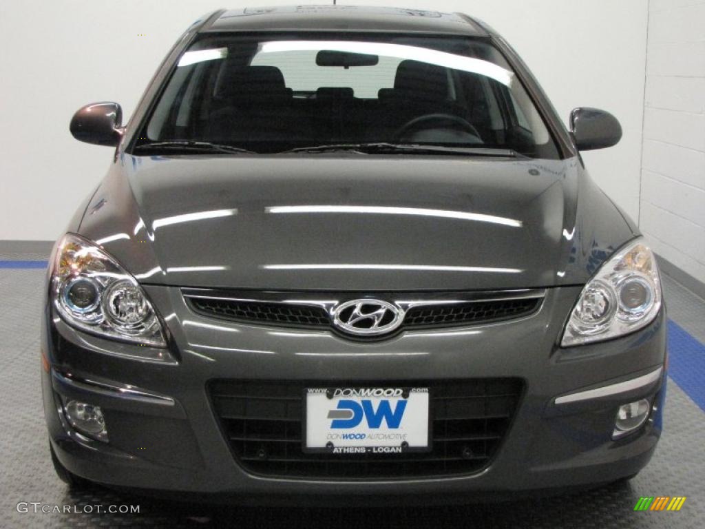 2009 Elantra Touring - Carbon Gray / Black photo #7