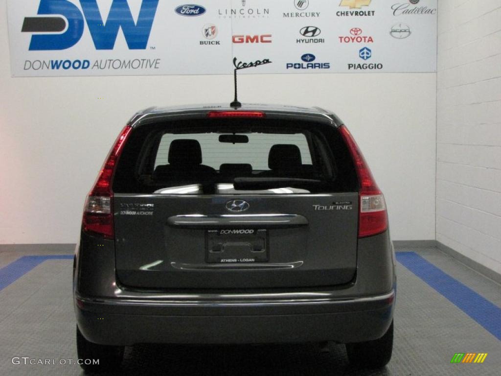 2009 Elantra Touring - Carbon Gray / Black photo #8
