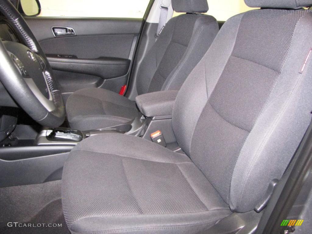 2009 Elantra Touring - Carbon Gray / Black photo #10