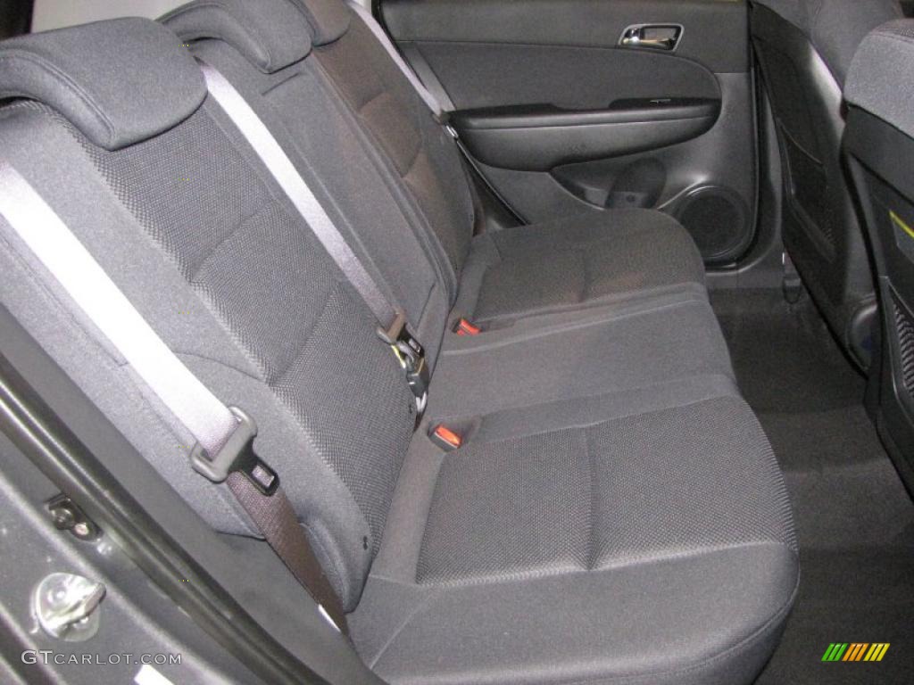 2009 Elantra Touring - Carbon Gray / Black photo #13