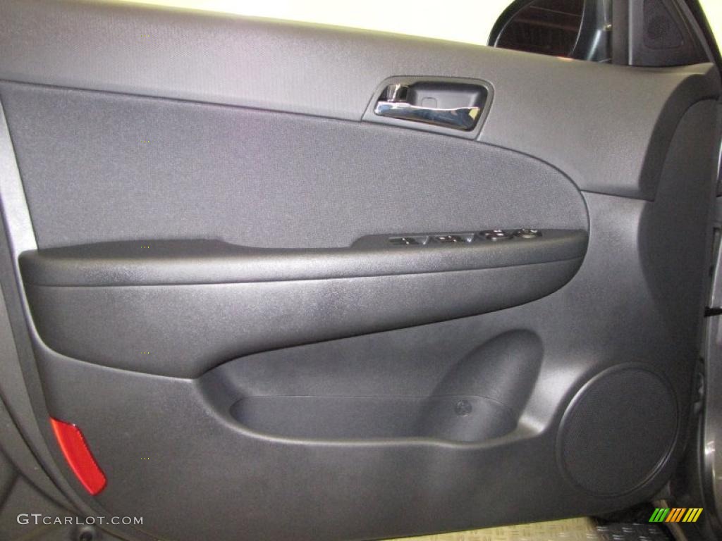 2009 Elantra Touring - Carbon Gray / Black photo #14