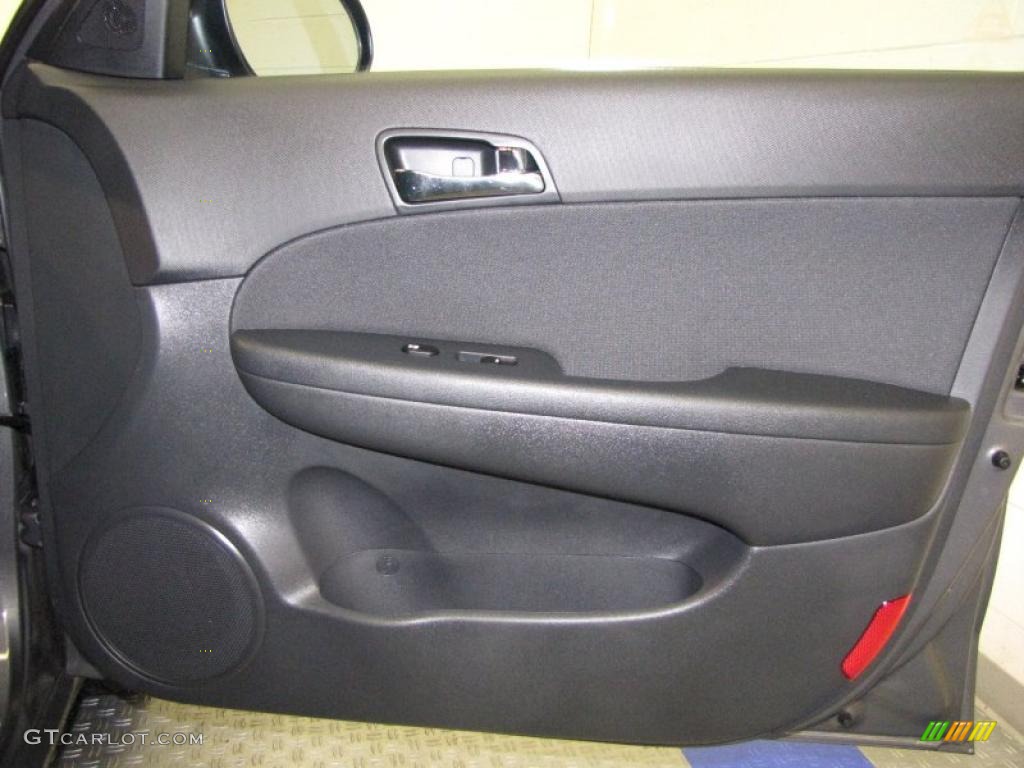 2009 Elantra Touring - Carbon Gray / Black photo #15
