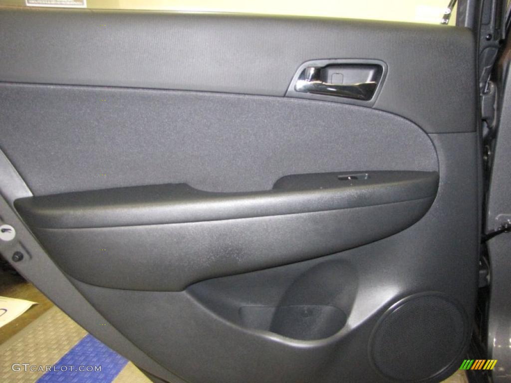 2009 Elantra Touring - Carbon Gray / Black photo #16