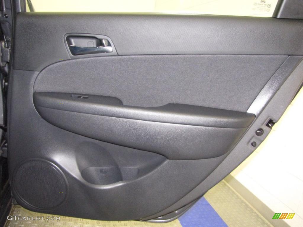 2009 Elantra Touring - Carbon Gray / Black photo #17