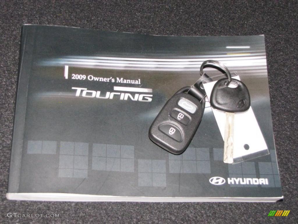 2009 Elantra Touring - Carbon Gray / Black photo #21