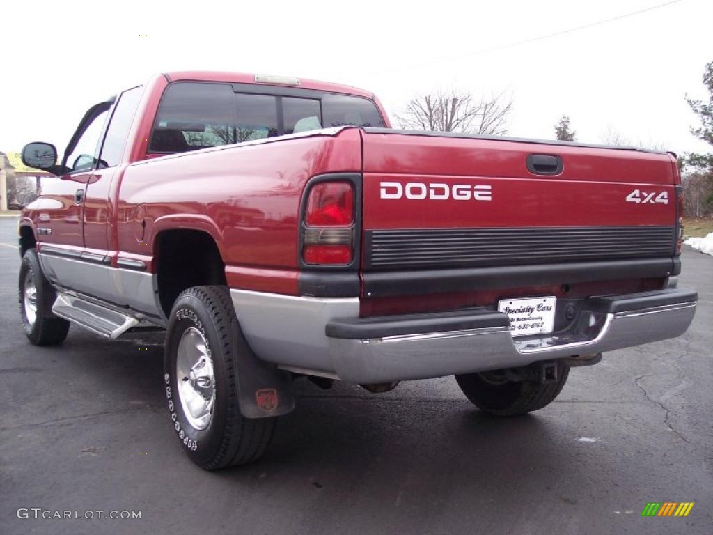 1998 Ram 1500 Laramie SLT Extended Cab 4x4 - Radiant Fire Pearl / Gray photo #18