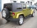 2007 Rescue Green Metallic Jeep Wrangler Unlimited Sahara 4x4  photo #2