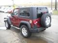 2009 Red Rock Crystal Pearl Coat Jeep Wrangler X 4x4  photo #4