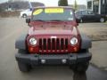 2009 Red Rock Crystal Pearl Coat Jeep Wrangler X 4x4  photo #16