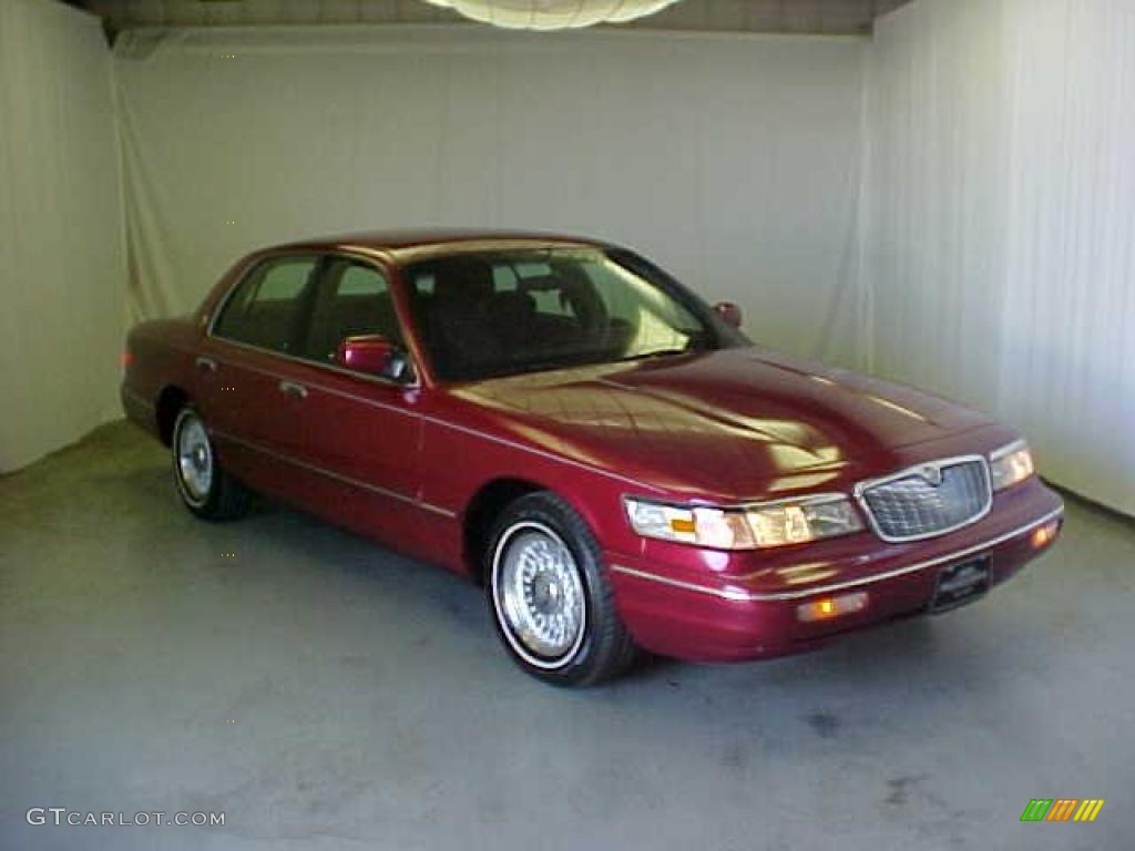 1995 Grand Marquis LS - Electric Red Metallic / Red photo #1