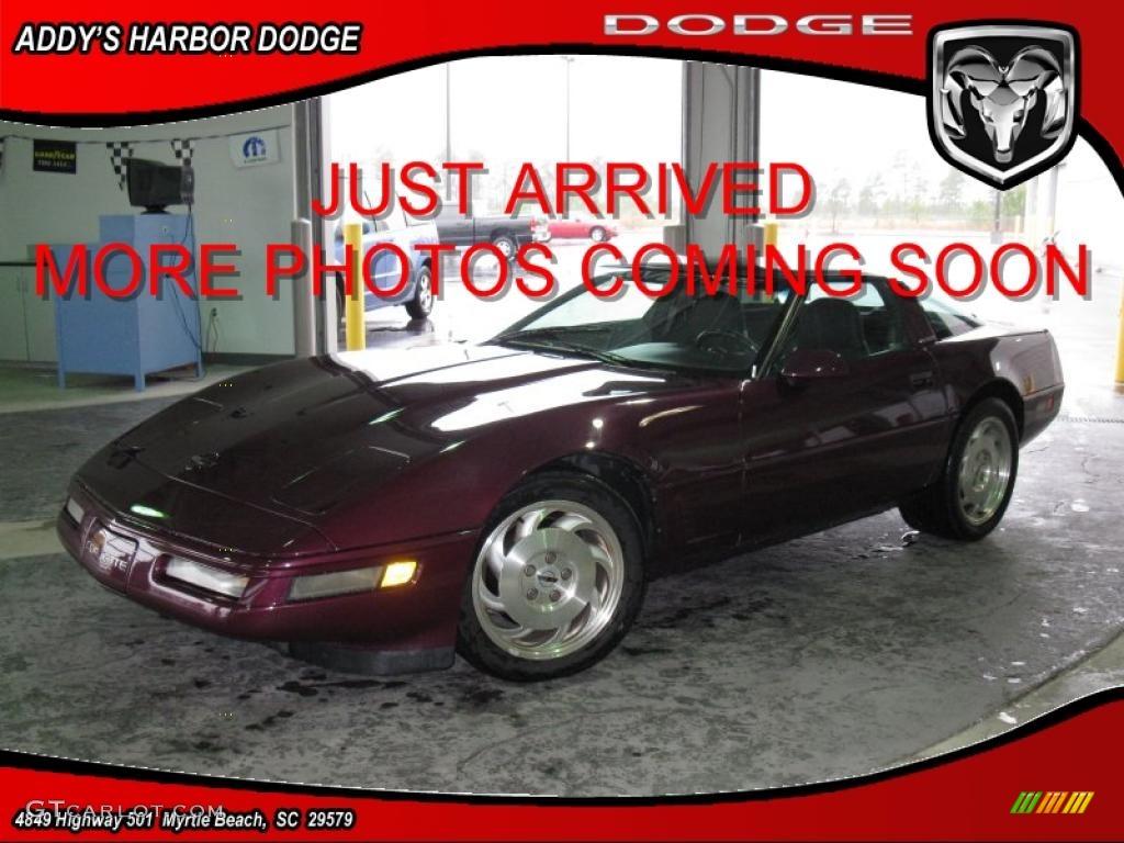 1996 Corvette Coupe - Dark Purple Metallic / Black photo #1