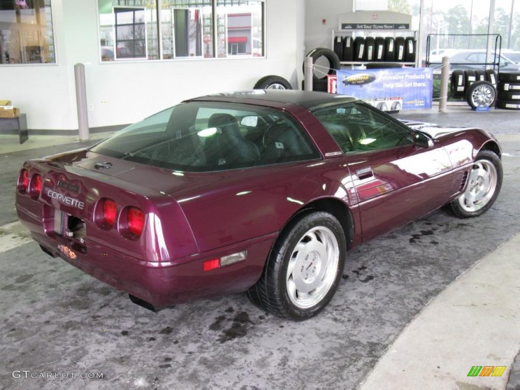 1996 Corvette Coupe - Dark Purple Metallic / Black photo #5