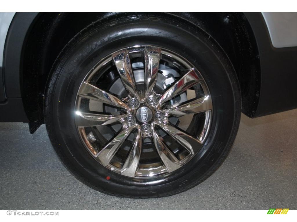 2011 Sorento EX AWD - Bright Silver / Black photo #30