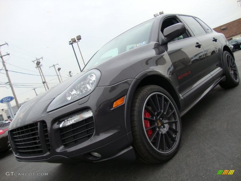 2010 Cayenne GTS Porsche Design Edition 3 - Lava Grey Metallic / Black/Black Alcantara photo #1