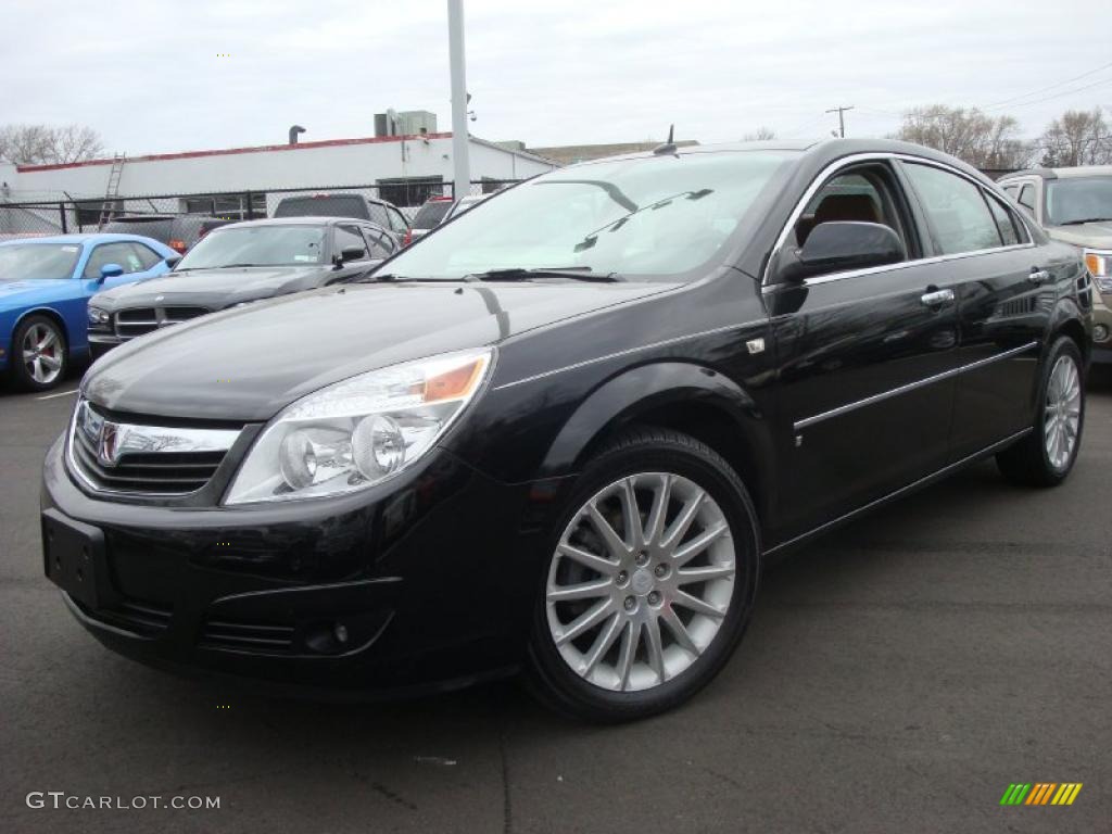 2007 Aura XR - Black Onyx / Morocco Brown photo #1