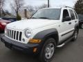 2007 Stone White Jeep Liberty Sport 4x4  photo #1