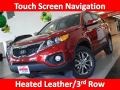 2011 Spicy Red Kia Sorento EX  photo #1