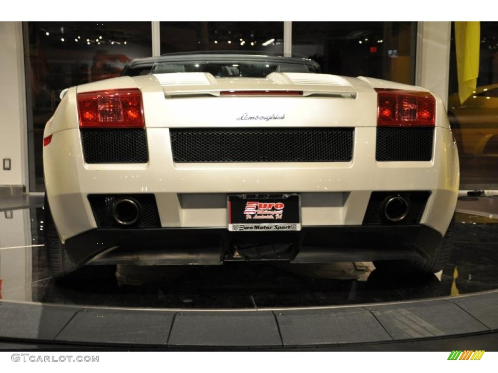 2007 Gallardo Spyder - Balloon White / Nero Perseus photo #13