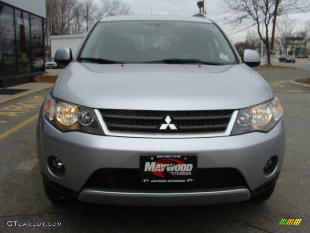 2007 Outlander XLS 4WD - Cool Silver Metallic / Black photo #2