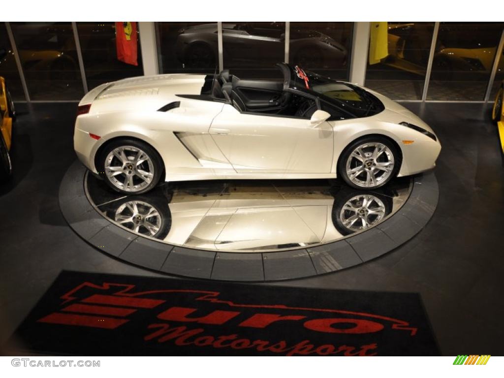 2007 Gallardo Spyder - Balloon White / Nero Perseus photo #17