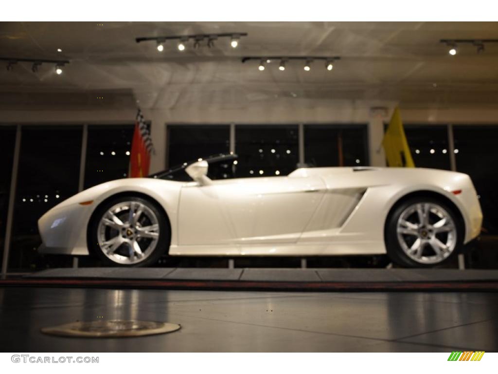 2007 Gallardo Spyder - Balloon White / Nero Perseus photo #19