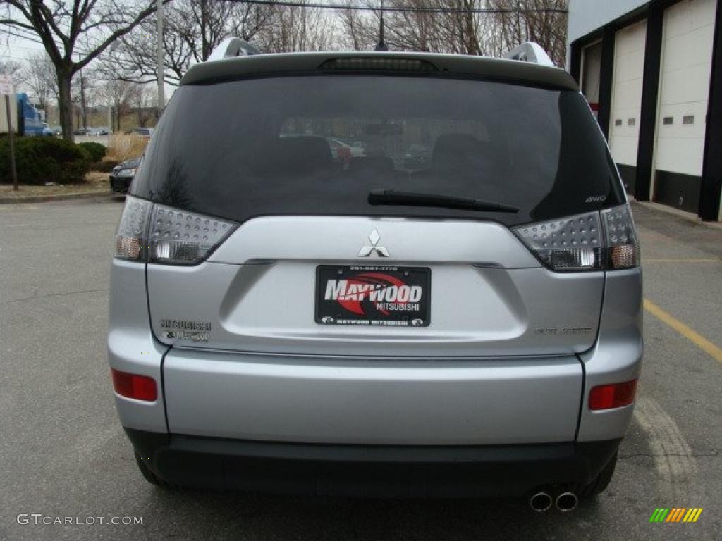 2007 Outlander XLS 4WD - Cool Silver Metallic / Black photo #5