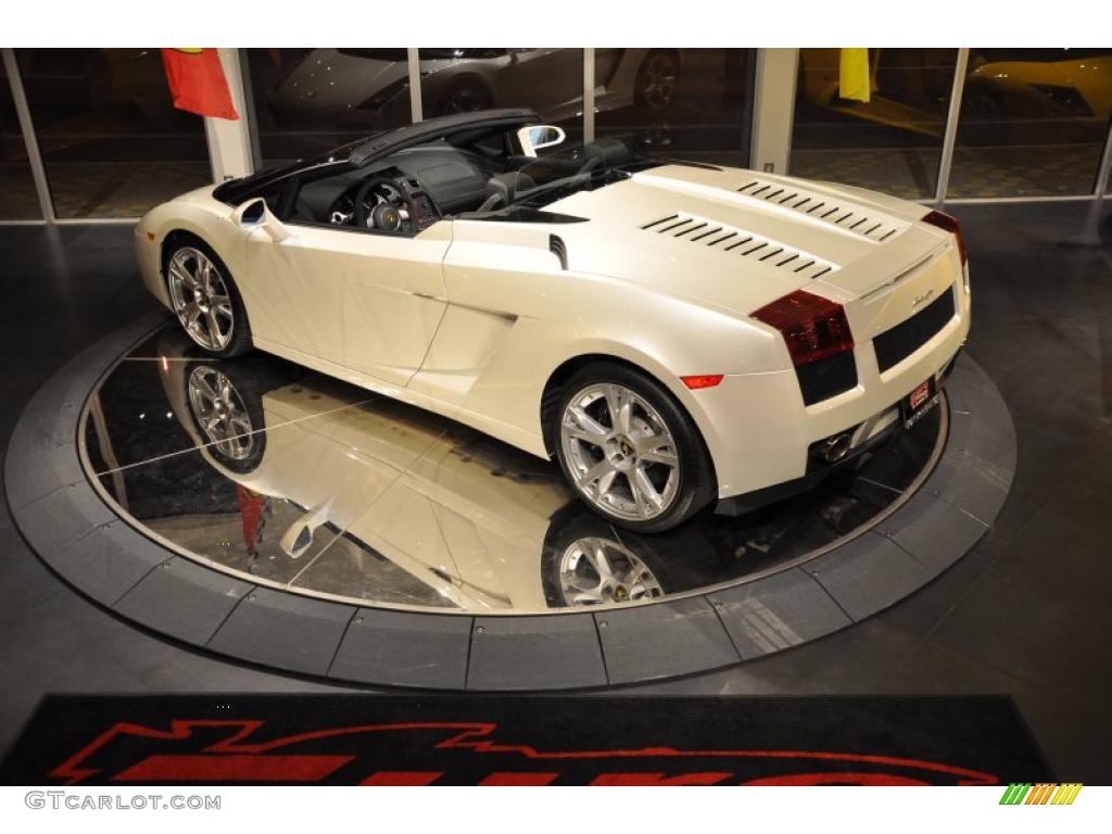 2007 Gallardo Spyder - Balloon White / Nero Perseus photo #20