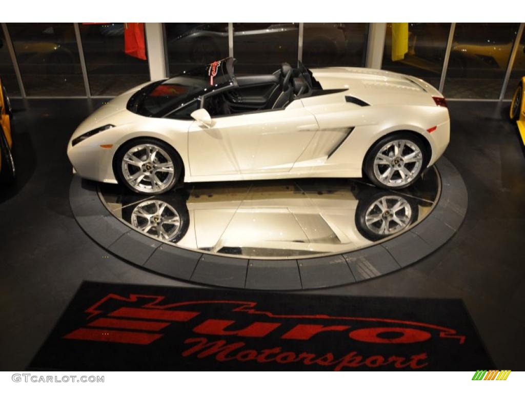 2007 Gallardo Spyder - Balloon White / Nero Perseus photo #22