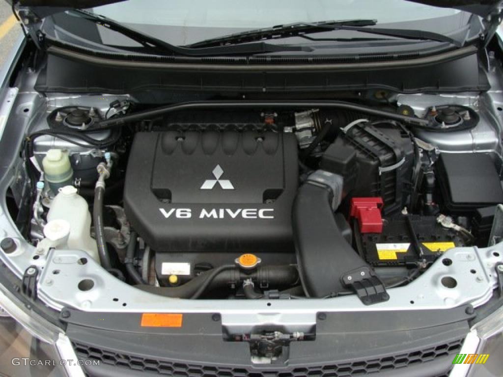 2007 Outlander XLS 4WD - Cool Silver Metallic / Black photo #15