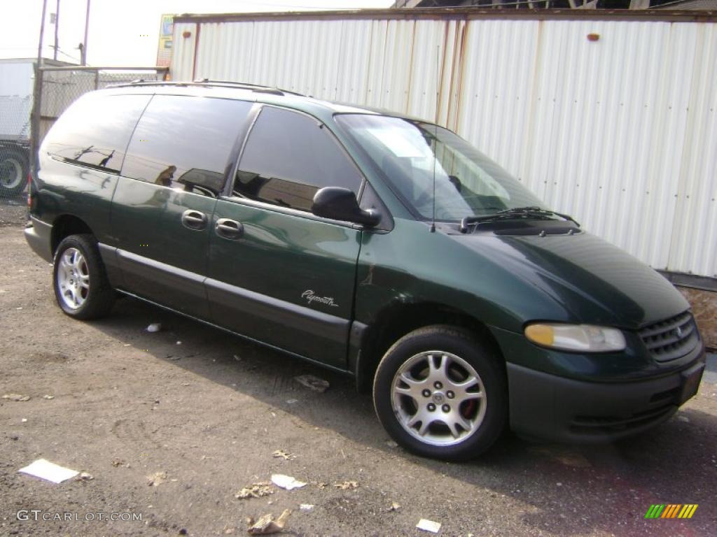 1998 Grand Voyager SE - Forest Green Pearl / Mist Gray photo #3