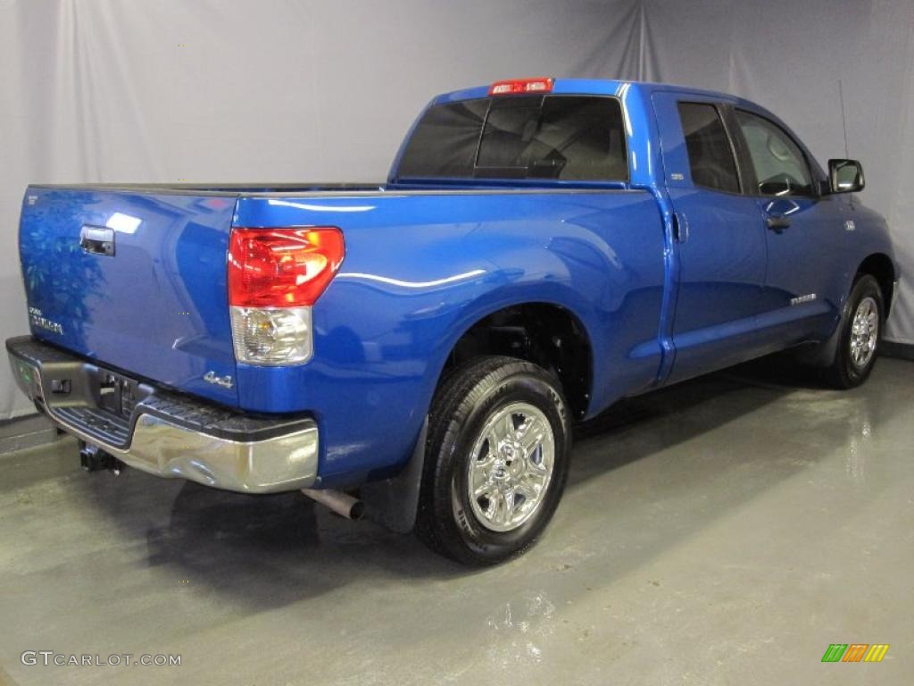 2007 Tundra SR5 Double Cab 4x4 - Blue Streak Metallic / Black photo #3