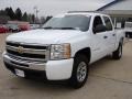 2009 Summit White Chevrolet Silverado 1500 LT Crew Cab 4x4  photo #1