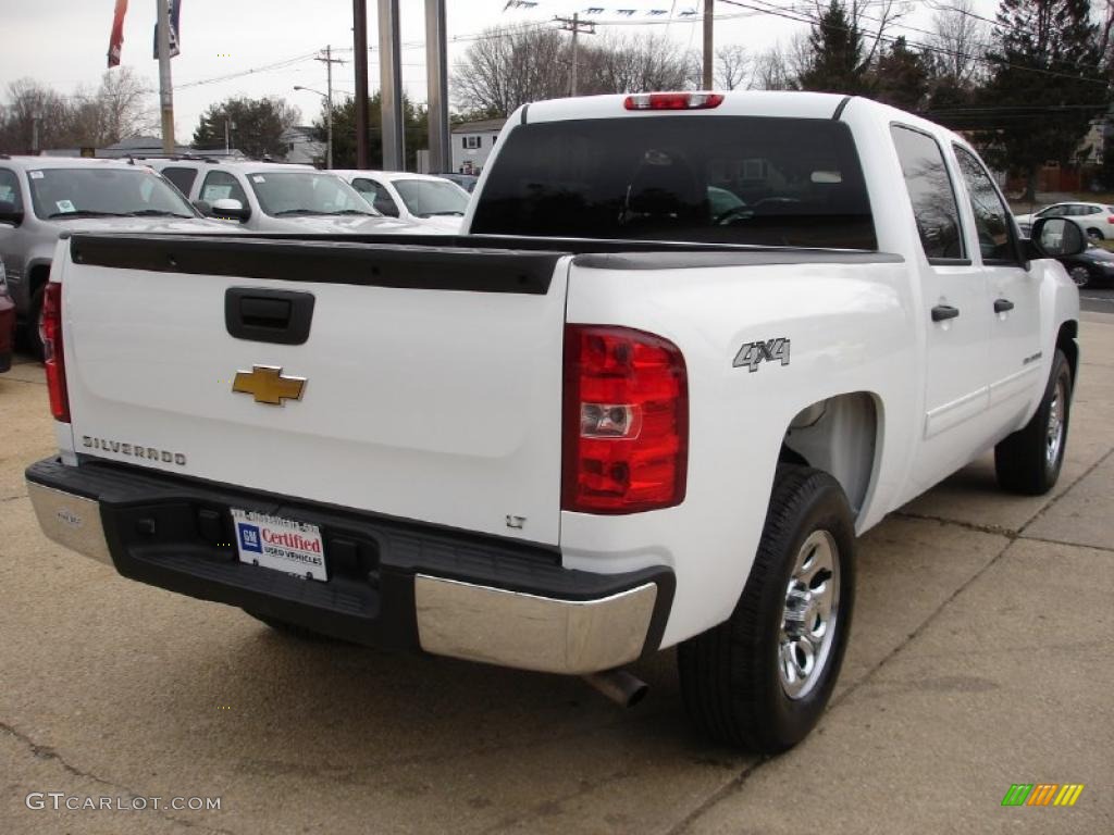 2009 Silverado 1500 LT Crew Cab 4x4 - Summit White / Ebony photo #4