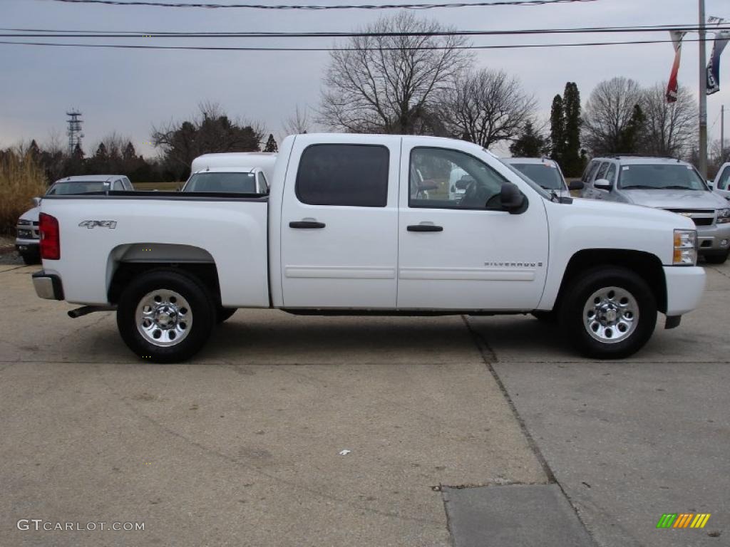 2009 Silverado 1500 LT Crew Cab 4x4 - Summit White / Ebony photo #7