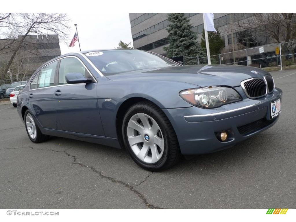2008 7 Series 750Li Sedan - Michigan Blue Metallic / Cream Beige photo #4