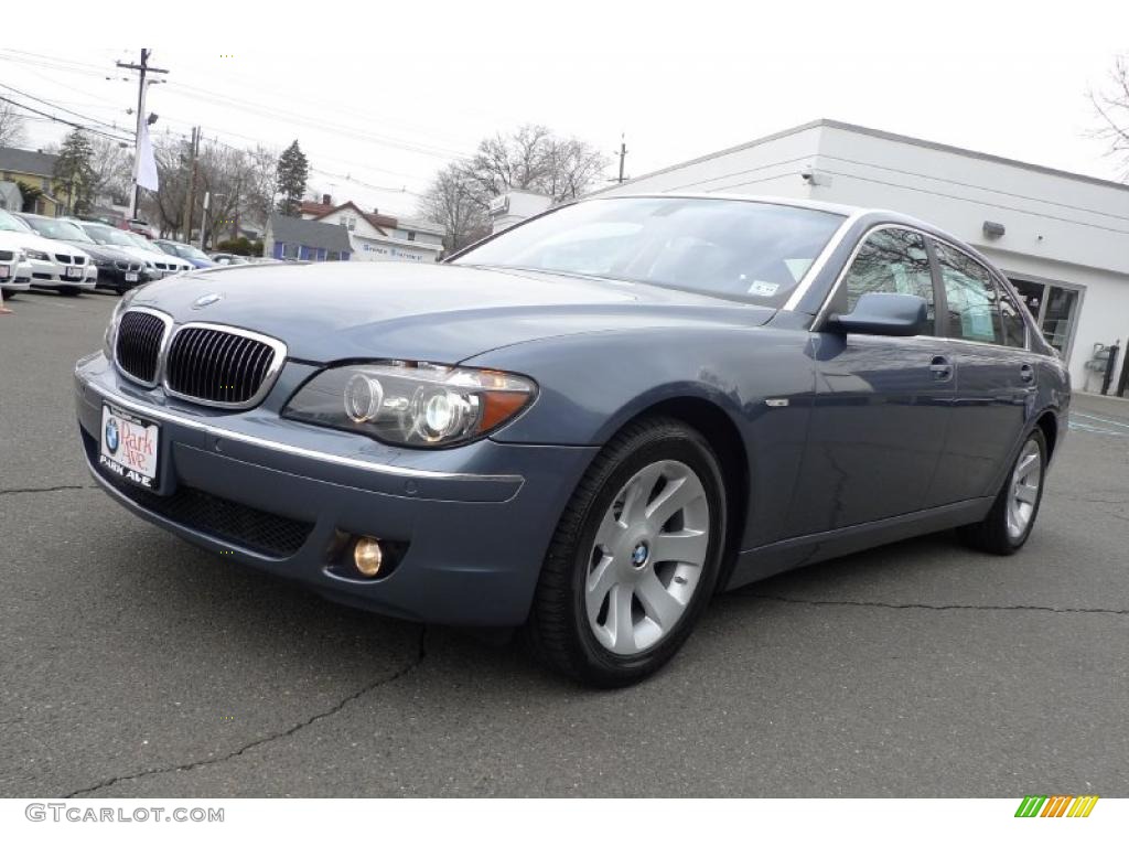 2008 7 Series 750Li Sedan - Michigan Blue Metallic / Cream Beige photo #10