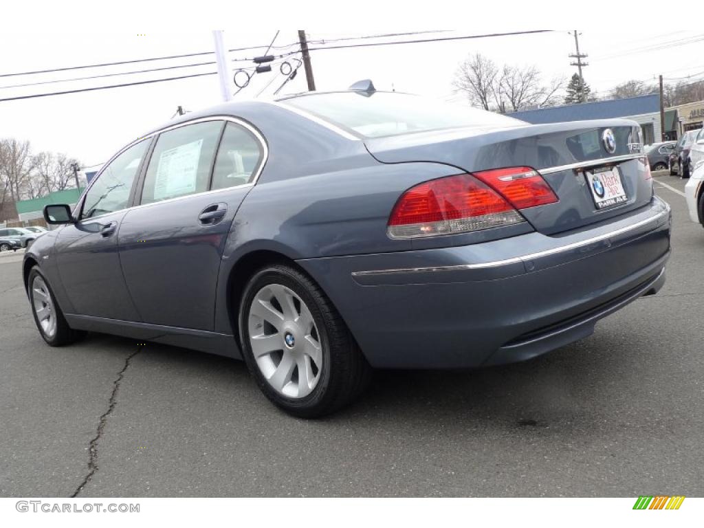 2008 7 Series 750Li Sedan - Michigan Blue Metallic / Cream Beige photo #13
