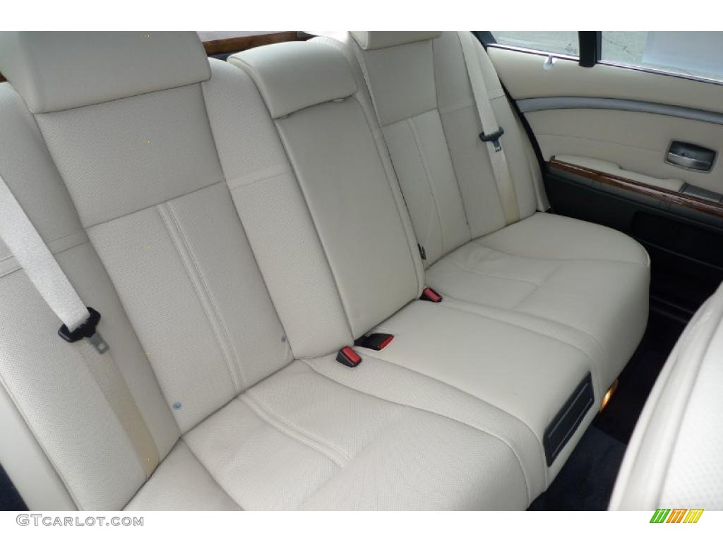 2008 7 Series 750Li Sedan - Michigan Blue Metallic / Cream Beige photo #32