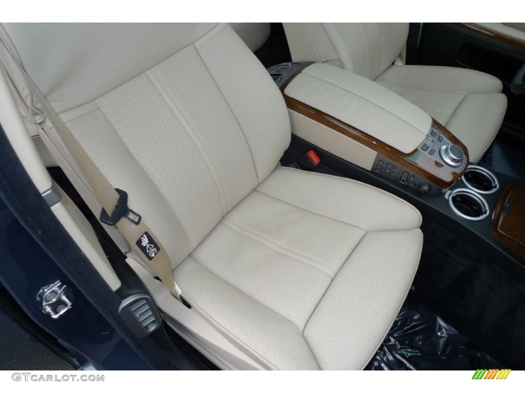 2008 7 Series 750Li Sedan - Michigan Blue Metallic / Cream Beige photo #34