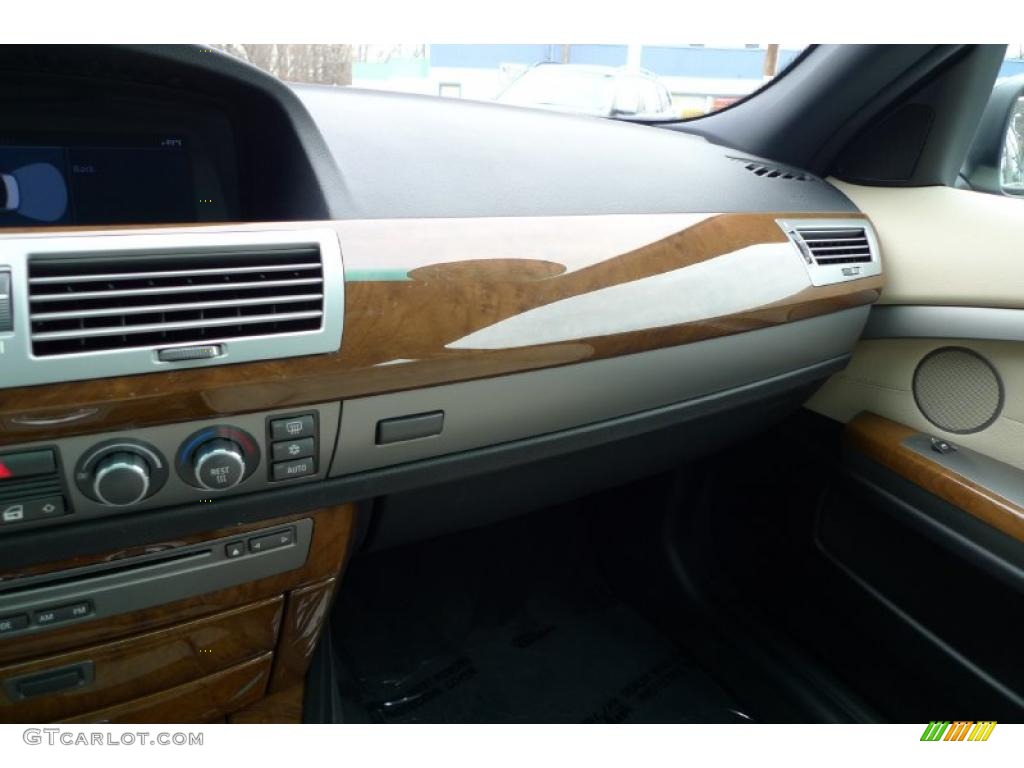 2008 7 Series 750Li Sedan - Michigan Blue Metallic / Cream Beige photo #42