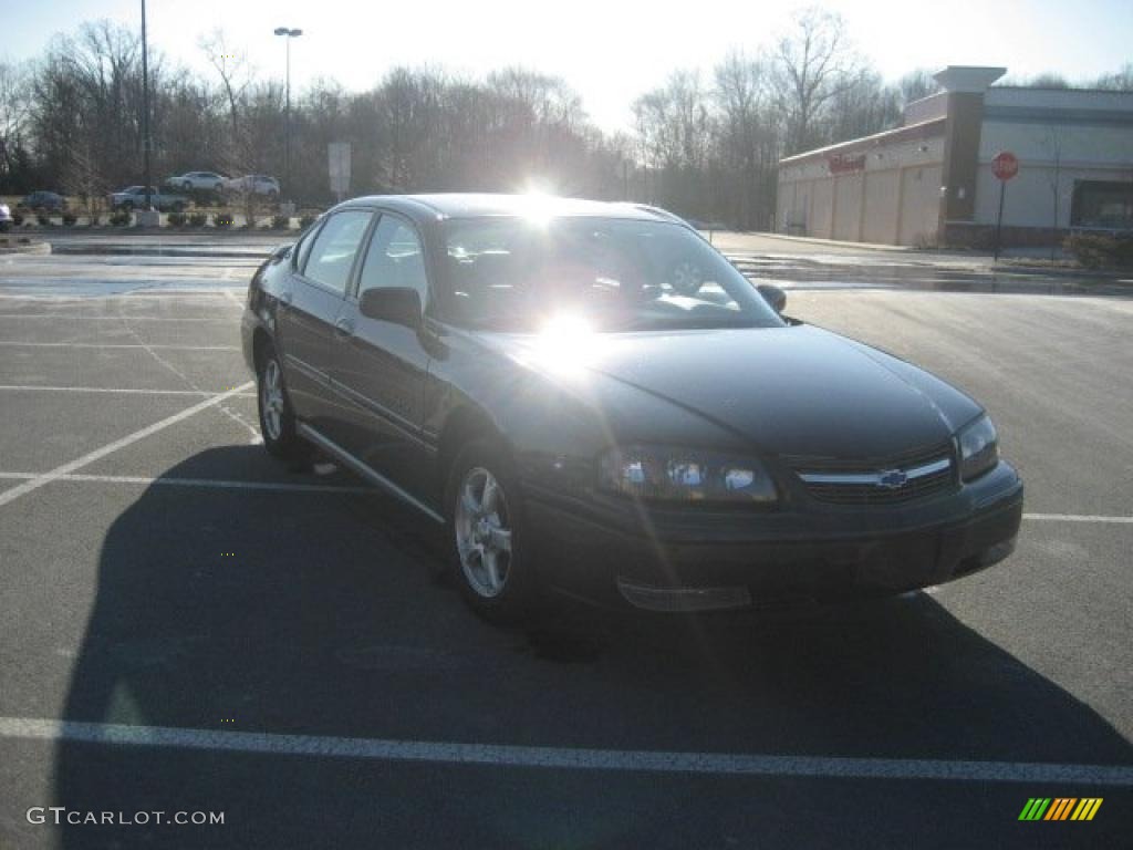 2004 Impala LS - Black / Medium Gray photo #11
