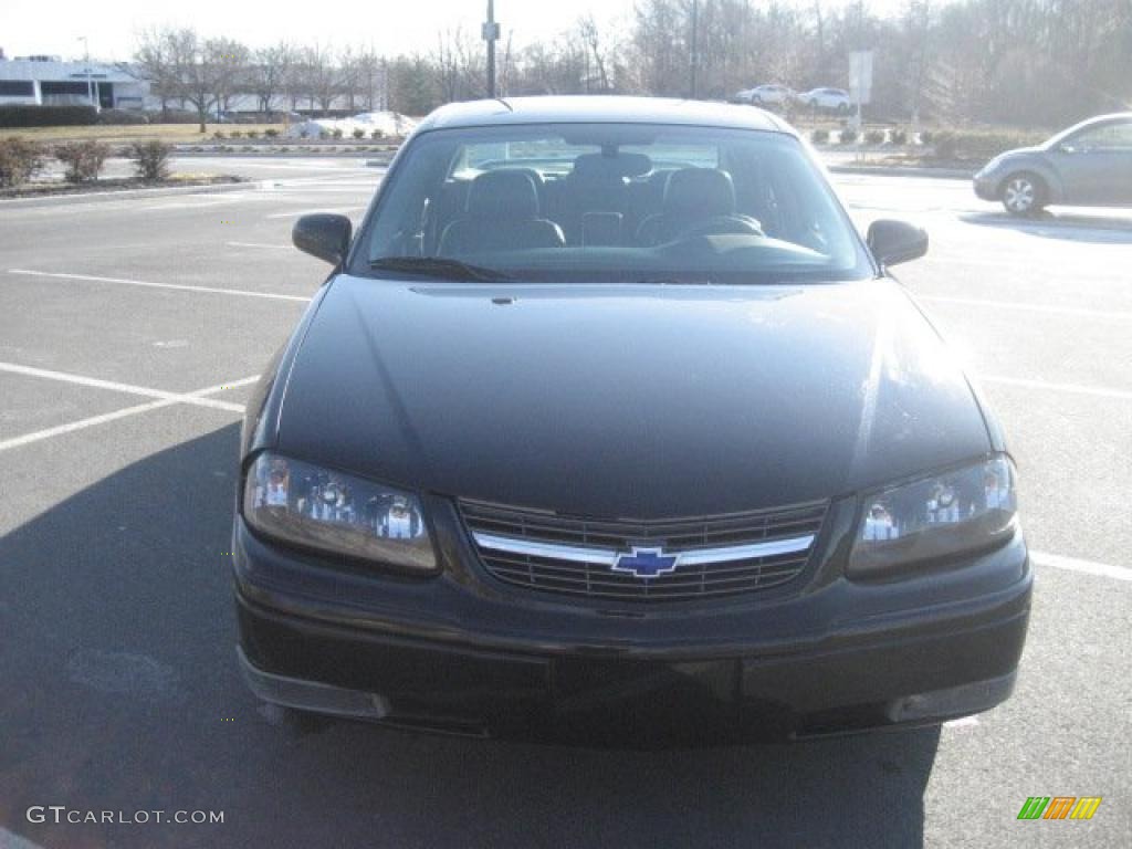 2004 Impala LS - Black / Medium Gray photo #12