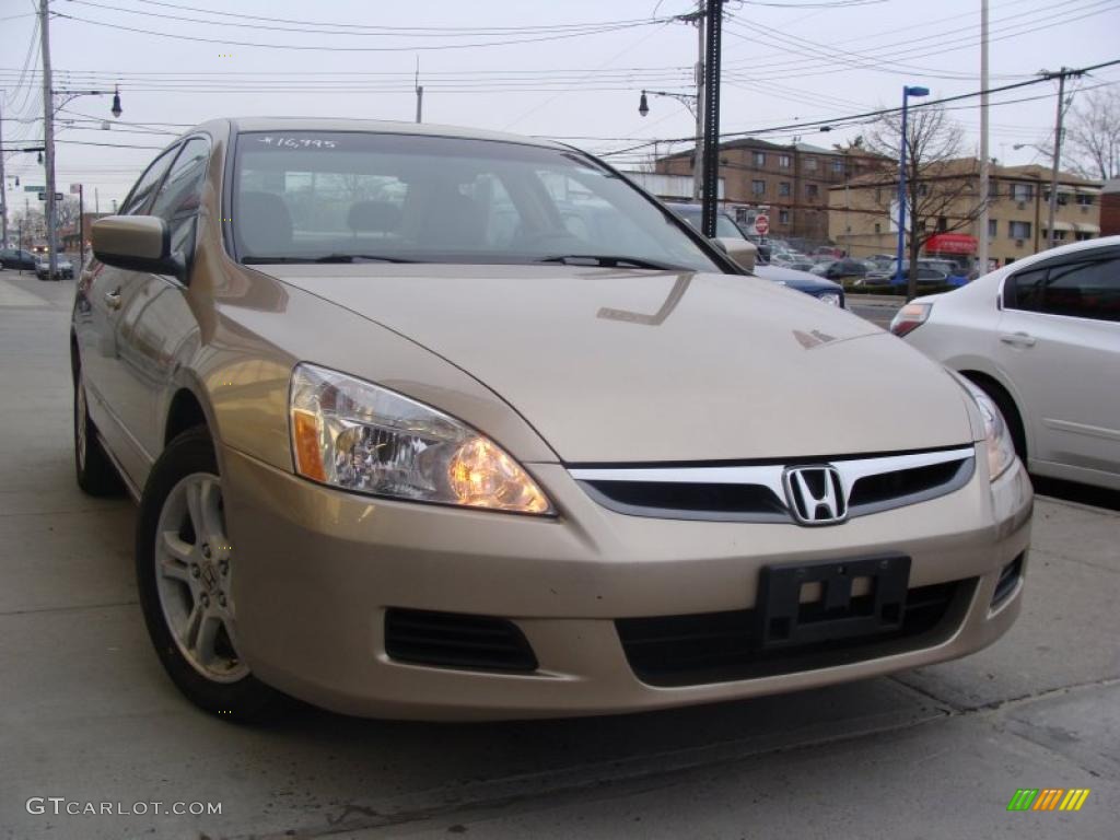 2007 Accord EX-L Sedan - Desert Mist Metallic / Ivory photo #1