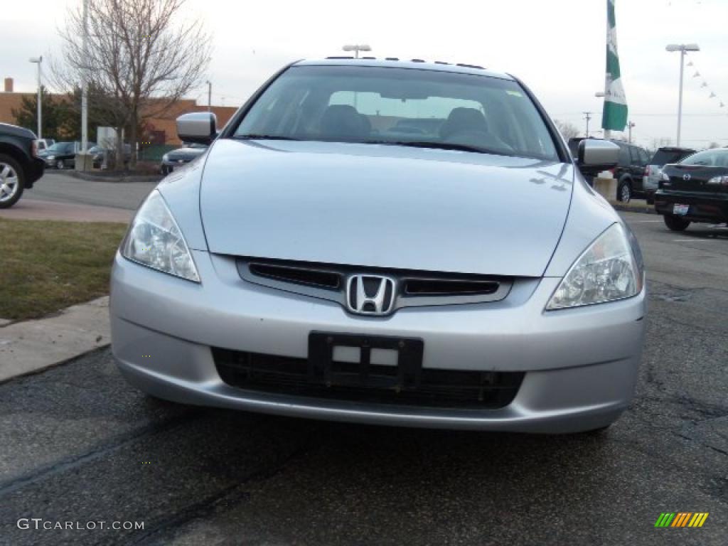 2004 Accord EX V6 Sedan - Satin Silver Metallic / Black photo #8