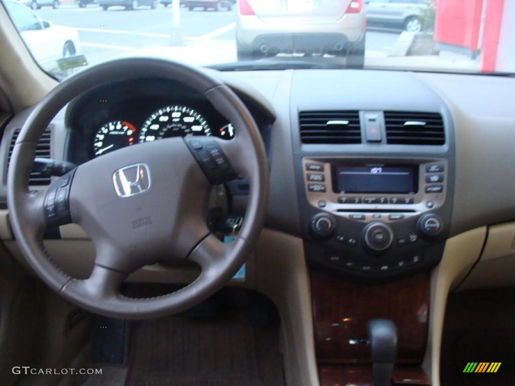 2007 Accord EX-L Sedan - Desert Mist Metallic / Ivory photo #17