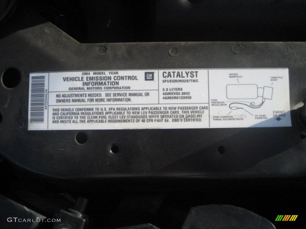 2004 Impala LS - Black / Medium Gray photo #41